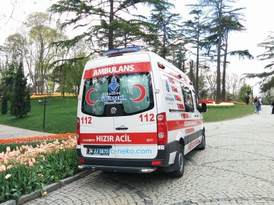 救急車 トルコ イスタンブール 112番通報 HIZIR ACİL ambulans