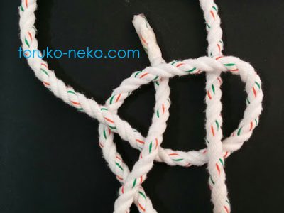 舫い結び(もやいむすび) ボウリン ノット（Bowline knot）
